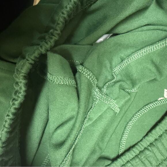 Empyre Green Rose Athletic Shorts Large Embroidered Sweat Shorts - Picture 10 of 10